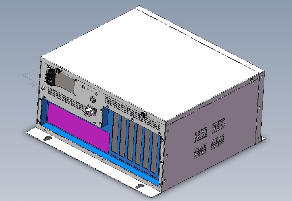 一款集成ups功能和电池的小型工控机